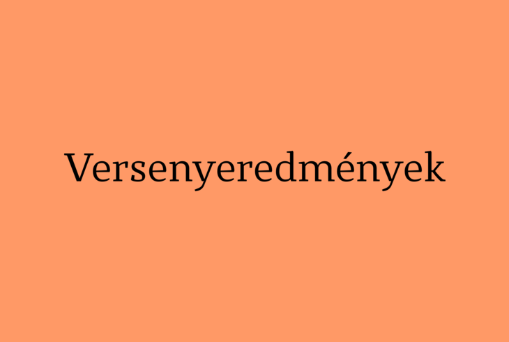 Versenyeredmnyek