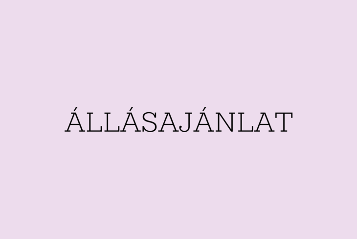 Állásajánlat Állásajánlat