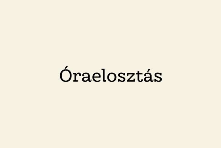Óraelosztás 2021/22-es tanév Óraelosztás 2021/22-es tanév