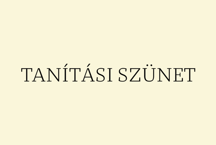 Tanítási szünet Tanítási szünet